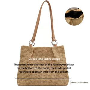 Eco-friendly Straw bag (Tan)