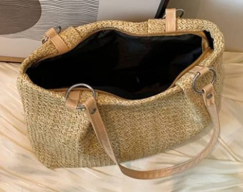 Eco-friendly Straw bag (Tan)