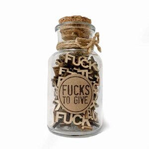 Jar of Fucks (5oz) Gift Jar"Fucks to Give"