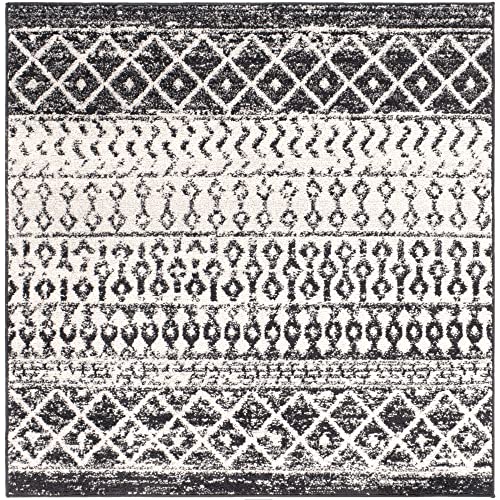 Artistic Weavers Chester Boho Moroccan Area Rug,10' Square,Black