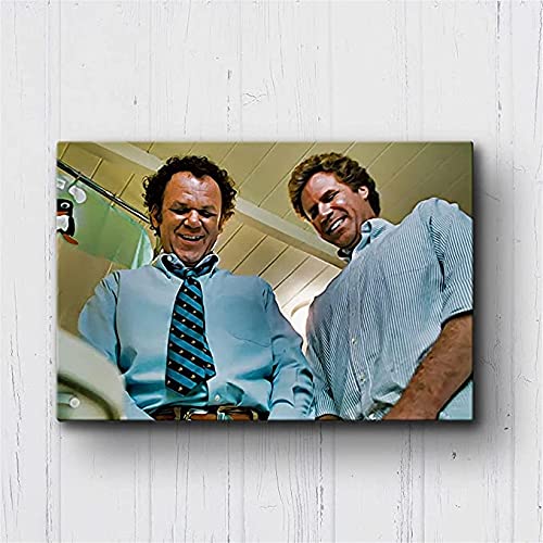 NATVVA Funny Bathroom Poster Canvas Wall Art Step Brothers - Sword Fight Poster Funny Canvas Wall Art Print On Canvas Home Decoration Painting No Frame