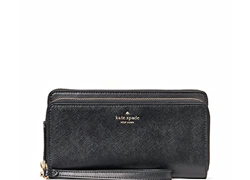 Kate Spade Payton Large Carryall Wristlet Clutch Wallet In Black