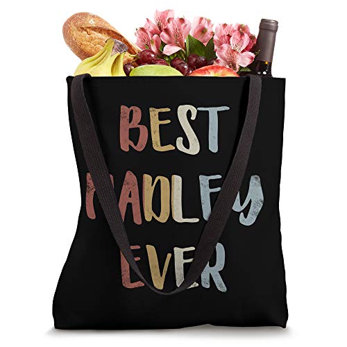 Best Hadley Ever Retro Vintage First Name Gift Tote Bag