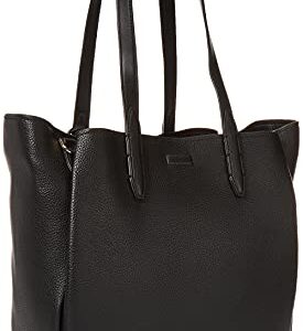 Calvin Klein Millie Novelty Tote, Black/Black