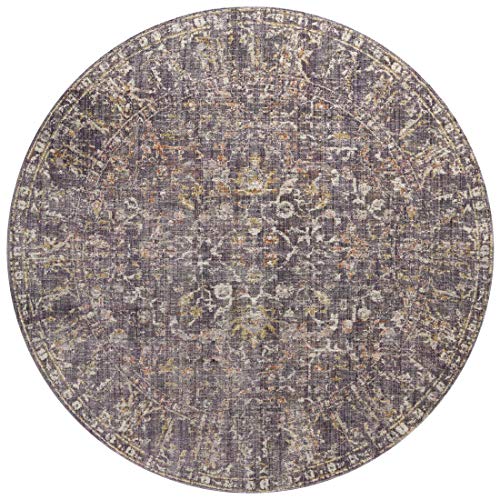 Loloi Chris Loves Julia x Rosemarie Collection ROE-04 Graphite/Multi 7'-10" x 10' Area Rug