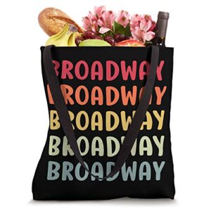 Broadway Vintage Retro Musicals Theater Gift For Women Men Tote Bag