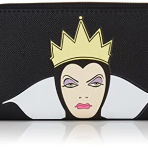 Disney Snow White Evil Queen Zip Around Clutch Purse