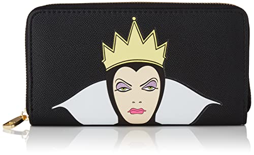 Disney Snow White Evil Queen Zip Around Clutch Purse