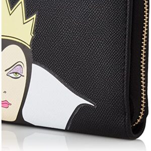 Disney Snow White Evil Queen Zip Around Clutch Purse