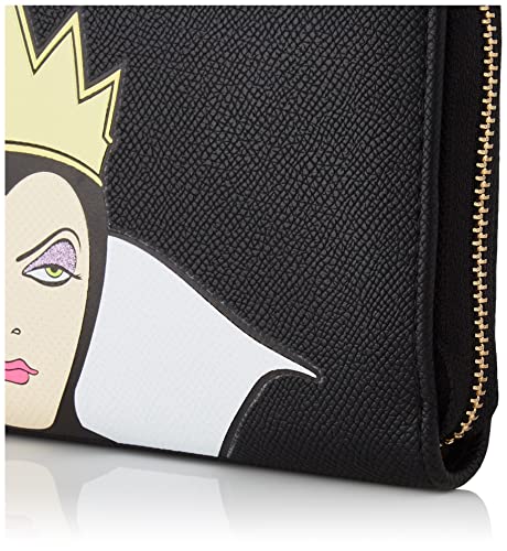 Disney Snow White Evil Queen Zip Around Clutch Purse