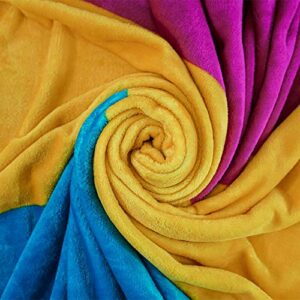 pansexual pride super plush blanket – 50×60 soft throw blanket – perfect for cuddle season!