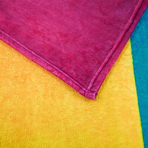 Pansexual Pride Super Plush Blanket - 50x60 Soft Throw Blanket - Perfect for Cuddle Season!