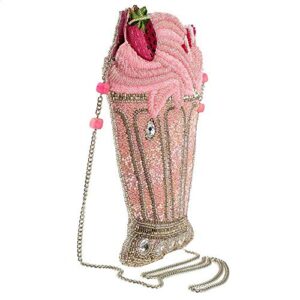 Mary Frances womens Shake It Up Crossbody, Pink, One Size US