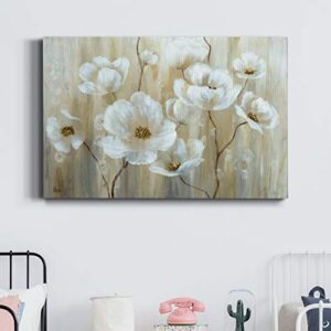 Home Decor Landscape Canvas Wall Art Abstract Floral Painting Modern Pictures Artwork Decoration for Living Room Kitchen Bathroom Office, Ready to Hang, 24x36