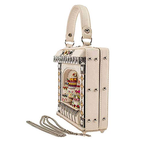 Mary Frances Cake Shop Womens Top Handle Bag, Ivory