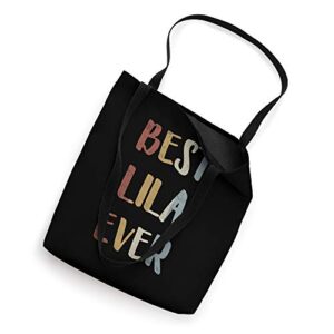 Best Lila Ever Retro Vintage First Name Gift Tote Bag