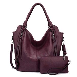 tote bag for women pu leather shoulder bags fashion hobo bags large purse and handbags with adjustable shoulder strap