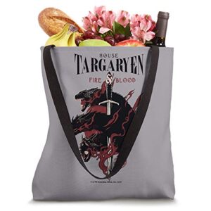 Game of Thrones House Targaryen Tote Bag