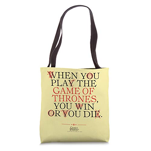 Game of Thrones When You Play Tote Bag