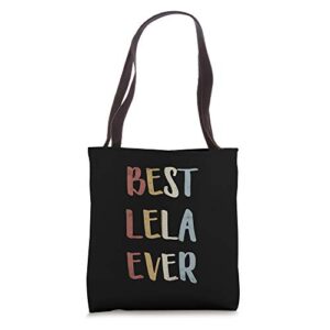 best lela ever retro vintage first name gift tote bag