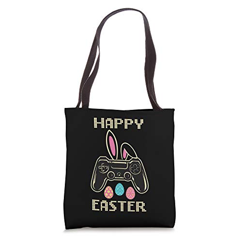 Video Game Easter Bunny Gaming Controller Gamer Boys Girls Tote Bag