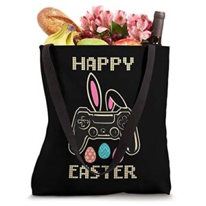 Video Game Easter Bunny Gaming Controller Gamer Boys Girls Tote Bag