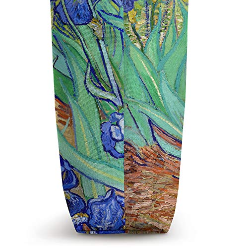 Vincent Van Gogh Irises Blue and Green Garden Art Accent Tote Bag