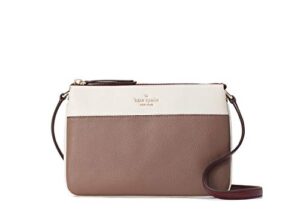 kate spade new york triple gusset crossbody (neutral multi 276)