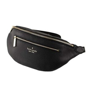 kate spade new york leila pebble leather belt bag (black)