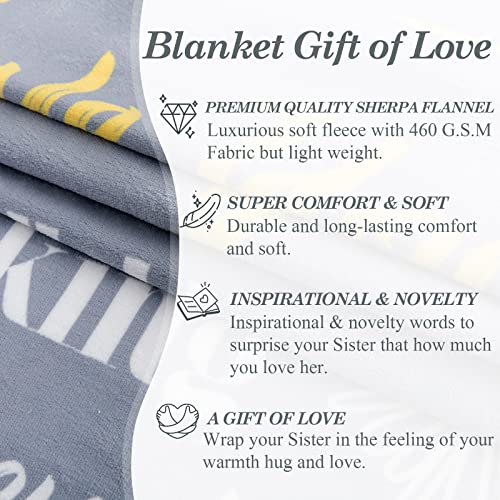 Mami Home Mom Blanket Gift with Thick Double Layered Fleece and Sherpa Blanket Fabric | Wonderful Blankets for Mom | Wholesome I Love You Mom Gifts from Daughters and Sons with Free Canvas Bag | 50x60