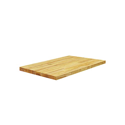 BenchPro Floating Shelf Wall Mounted Solid Butcherblock Shelf 15" Depth x 36" Length x 1" Thick