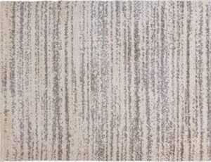 gertmenian air shag fresh collection , classic plush microfiber shag rug , bedroom nursery living room dining room dorm room , 9×13 ft extra large, vintage abstract lines, gray, 18607