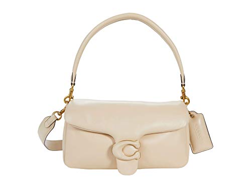 COACH Leather Covered C Closure Pillow Tabby Shoulder Bag 26 B4/Ivory One Size