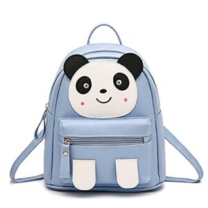 cute backpack purse for girls women animal panda mini bag leather backpacks