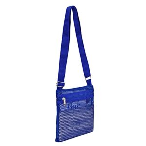 greenpine uspeclare heavy duty semi-transparent mesh purse, see through mesh crossbody bag