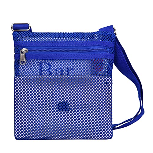 GreenPine USPECLARE Heavy Duty Semi-Transparent Mesh Purse, See Through Mesh Crossbody Bag