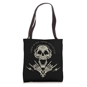 sich in der music verlieren tote bag