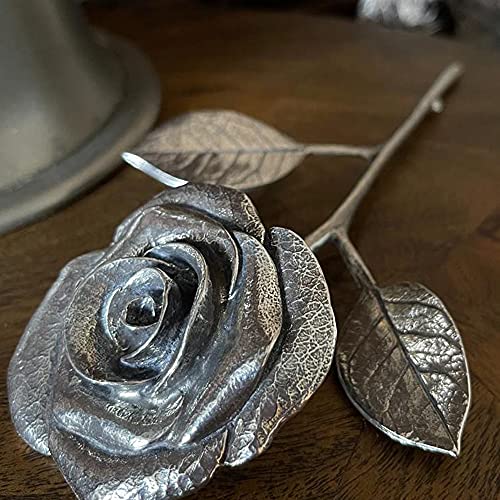 English Pewter Company 10th Tenth Tin Ten 10 Year Wedding Anniversary Everlasting Forever Rose Keepsake Gift [ANN101]