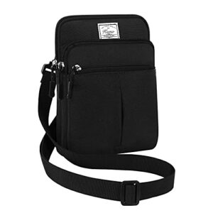 kamo multifunction phone bag one shoulder phone waist bag diagonal cross bag smart phone case outdoor bag triple zip hipster crossbody purse for women & men