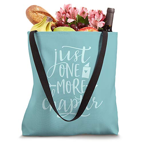 Just One More Chapter - Cute Book Club Reading Lover Gift Tote Bag