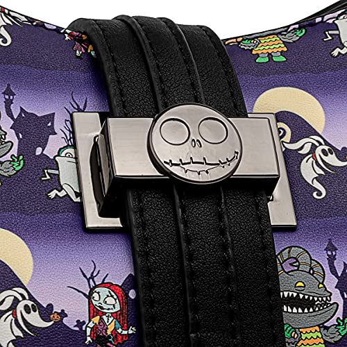 Loungefly Nightmare Before Christmas Halloween Line Crossbody Bag