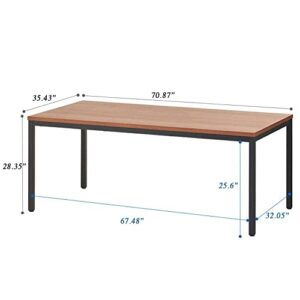 A AIRLLEN Computer Desk, 35X70 Inches Modern Simple Sturdy Office Writing Desk Study Office Table for Home Office mesa moderna escritorio de computadora