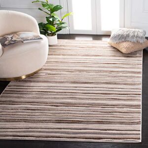 safavieh lagoon collection 8′ x 10′ ivory / brown lgn148b distressed non-shedding living room bedroom dining home office area rug