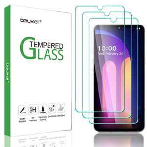 beukei (3 pack) for lg v60 thinq/lg v60 thinq 5g / lg v60 thinq 5g uw screen protector tempered glass, (not work with dual screen),anti scratch, bubble free