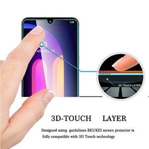 beukei (3 Pack) for LG V60 ThinQ/LG V60 ThinQ 5G / LG V60 ThinQ 5G UW Screen Protector Tempered Glass, (Not Work with Dual Screen),Anti Scratch, Bubble Free