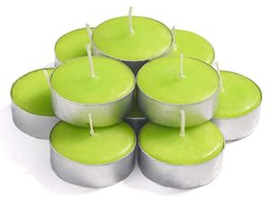 jasmine candle scented candles tea lights candles – jasmine candle – 30 pack – jasmine candle tea lights with 3-4 hour burn time tea candles – jasmine scented candle for home, holiday and wedding