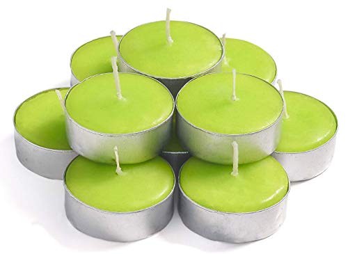 Jasmine Candle Scented Candles Tea Lights Candles - Jasmine Candle - 30 Pack - Jasmine Candle Tea Lights with 3-4 Hour Burn Time Tea Candles - Jasmine Scented Candle for Home, Holiday and Wedding