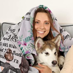 Hcoviv Blanket 50" X 60" - Best Friend Birthday Gifts for Women - Unique Friendship Gifts for Dear Friends, BFF, Besite, Thoughtful Besties Gift Ideas for Women Throw Blankets