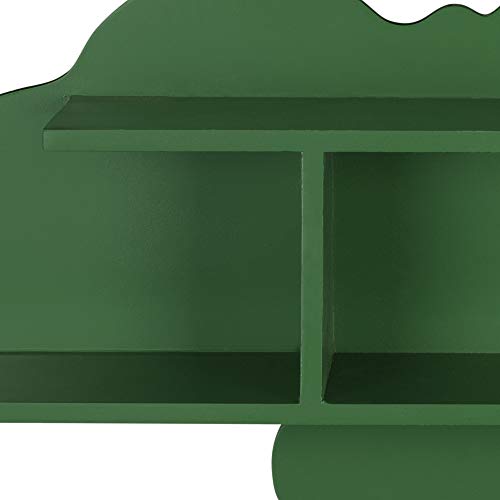 Stratton Home Decor S39183 Utility, 30.00 X 4.50 X 11.00, Dark Green