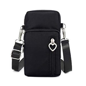 mintegra crossbody phone purse nylon shoulder pouch walking wallet wristlet sport armband